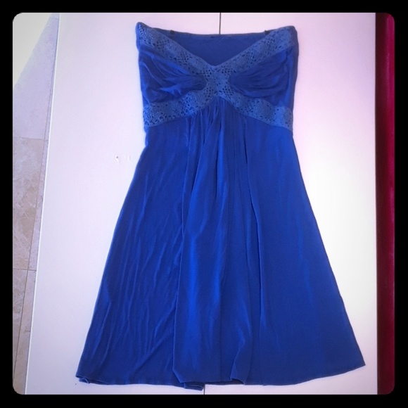 Sky Strapless Mini Dress - Picture 1 of 3
